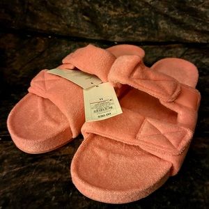 NWT Women's Remi Platform Slide Sandals - A New Day coral orange Size 11